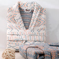 Striped Cotton Robe
