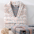 Striped Cotton Robe