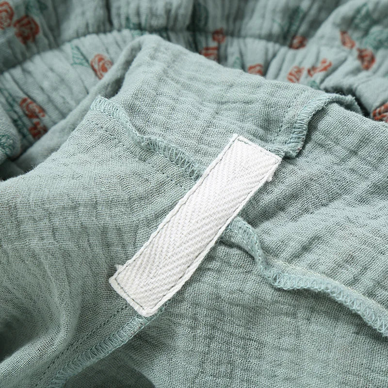 Cherry Blossom Cotton Kimono Set