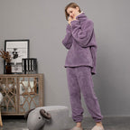 Warm Plush Winter Pajama Set