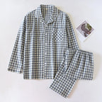 Checkered Long-Sleeve Set
