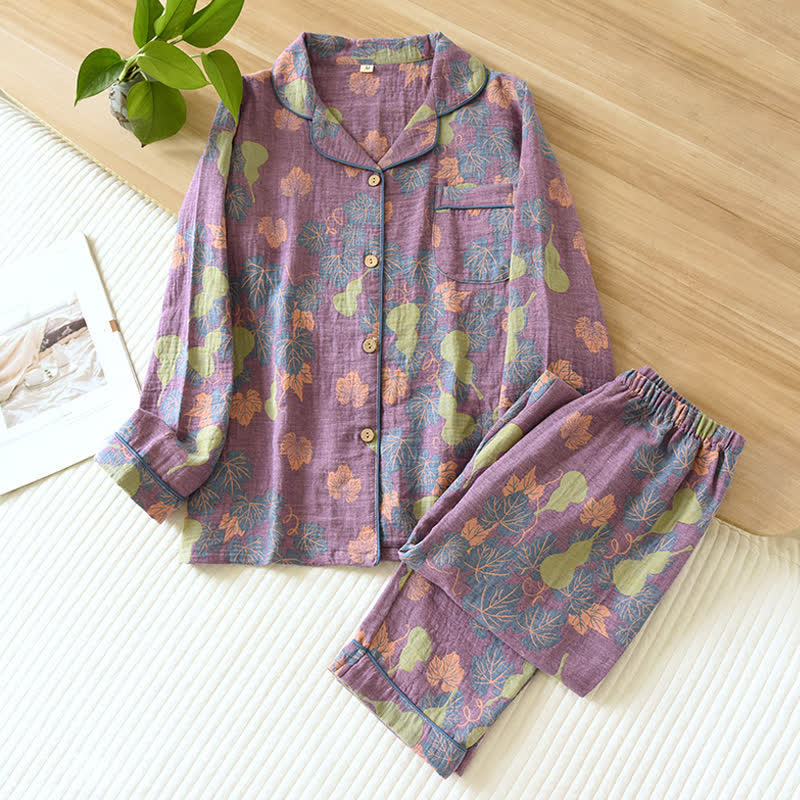 Gourd Cotton Loungewear Set