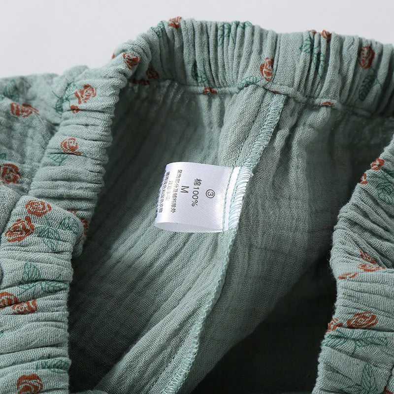 Cherry Blossom Cotton Kimono Set