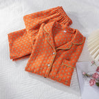 Solid Color Long Pajama Set