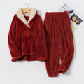 Warm Plush Winter Pajama Set