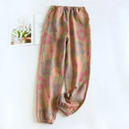 Retro Jacquard Pajama Bottoms