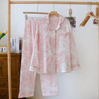 Luxury Denim Pajama Set