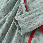Cherry Blossom Cotton Kimono Set