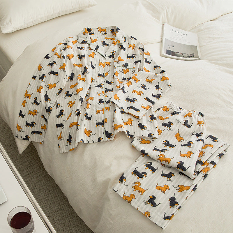 Cute Patterned Pajama Set