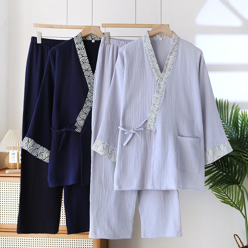 Comfortable Cotton Kimono Set
