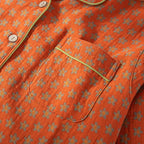Solid Color Long Pajama Set