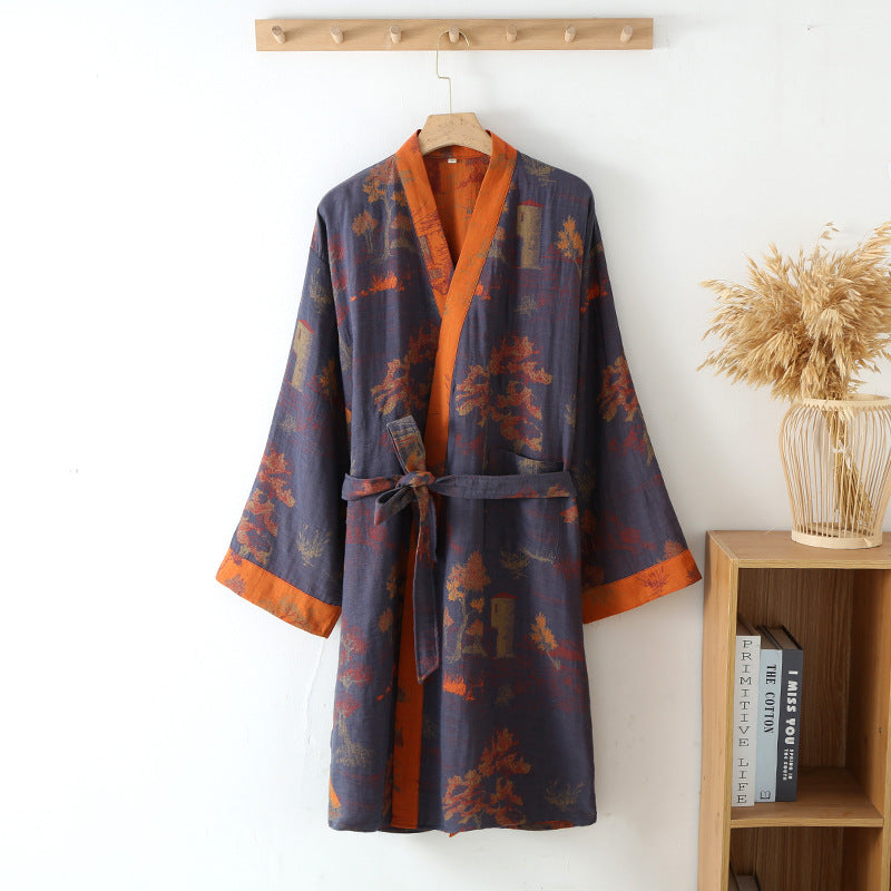 Retro Kimono Bathrobe