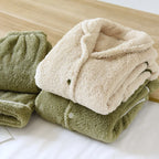 Plush Flannel Pajama Set