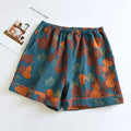 Double-Layer Cotton Pajama Shorts