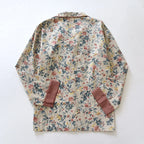 Wildflower-Patterned Classic Collar Pajama Set