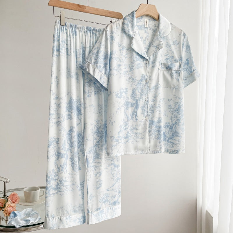 Gray Short Pajama Set
