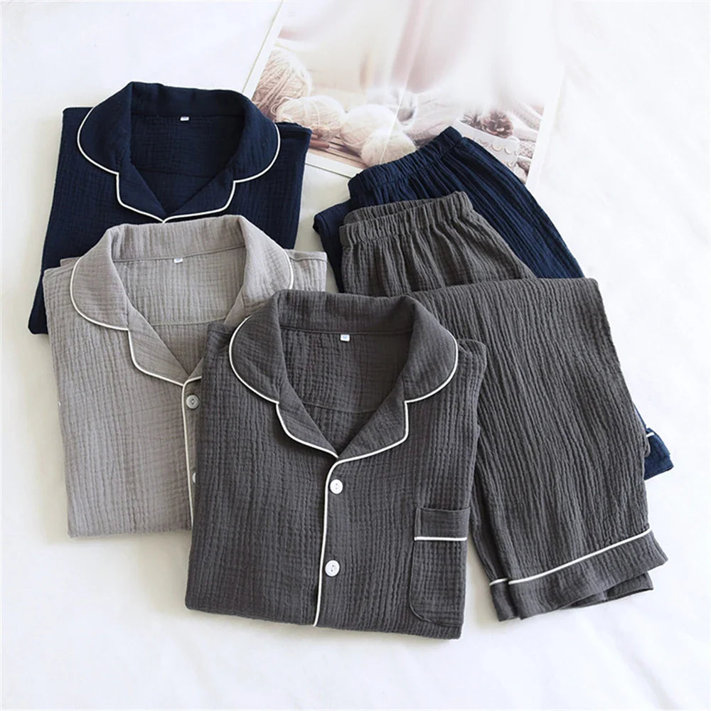 Vintage Crepe Pajama Set