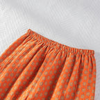 Solid Color Long Pajama Set