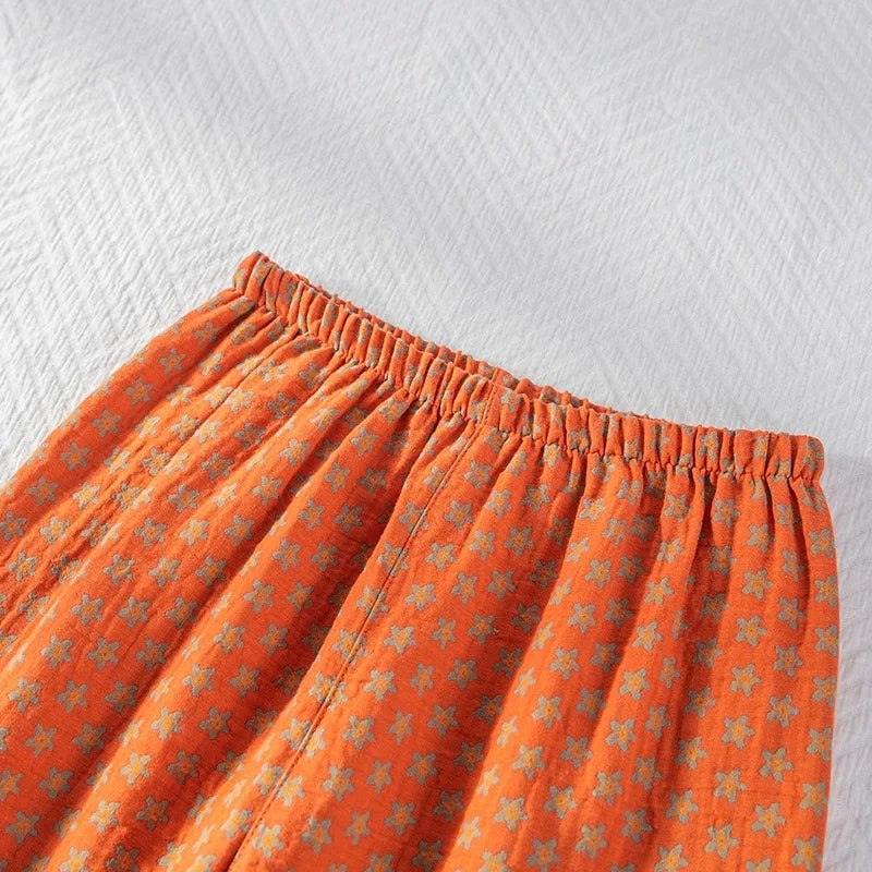 Solid Color Long Pajama Set