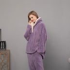 Warm Plush Winter Pajama Set