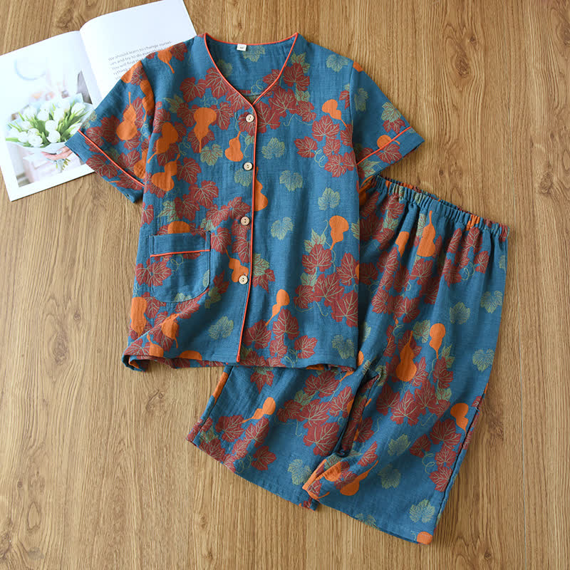 Gourd Short Pajama Set