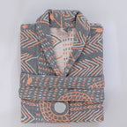 Striped Cotton Robe
