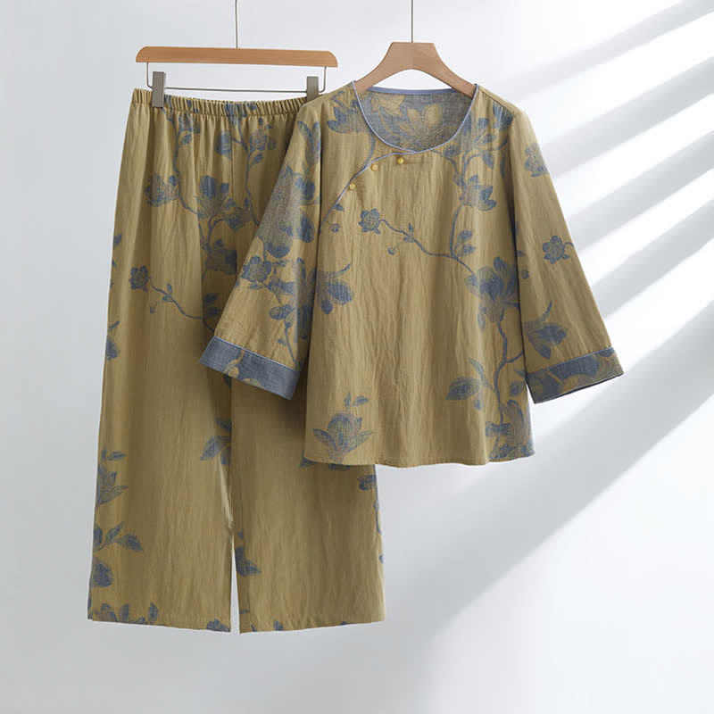 Floral Kimono Set