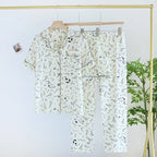 Patterned Pajama Set (3 Pieces)