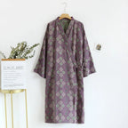Comfortable Reversible Jacquard Bathrobe