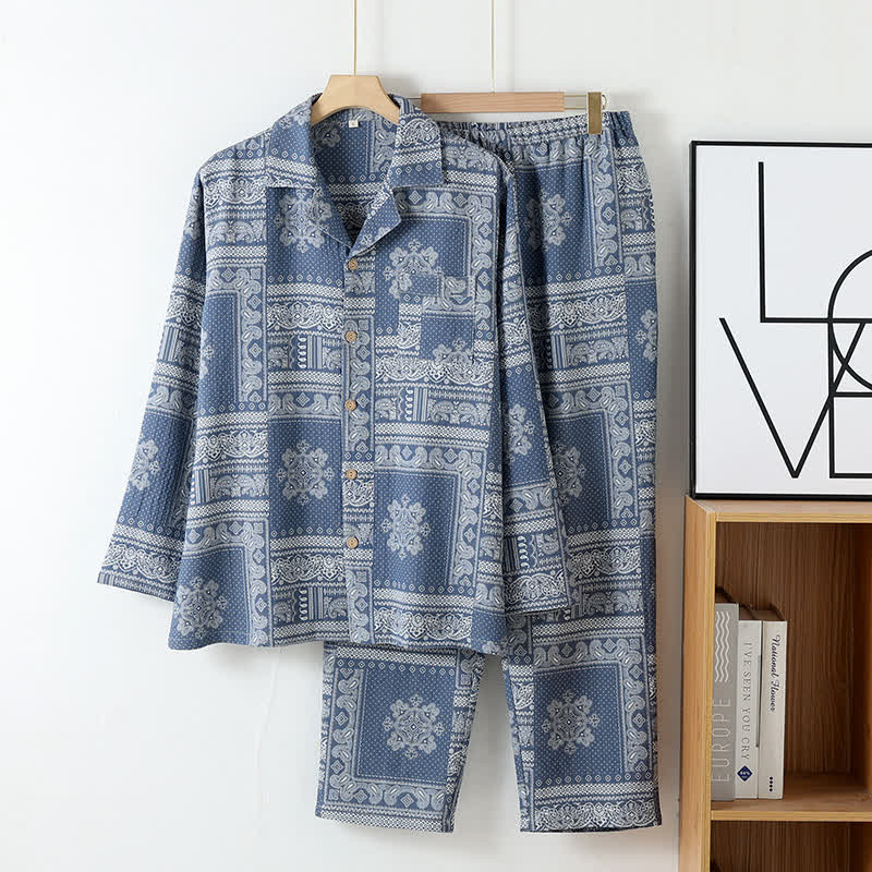 Vintage Pattern Pajama Set