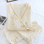 Spring Crepe Kimono Set