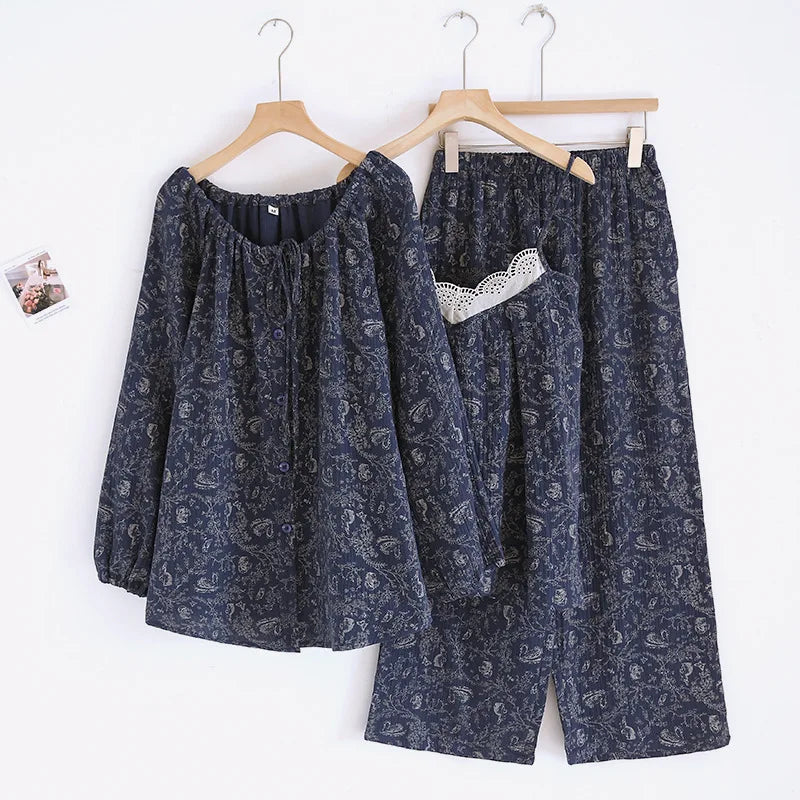 Vintage Lace-Detail Set (3 Pieces)