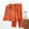 Solid Color Long Pajama Set