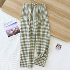 Comfortable plaid pajama bottoms