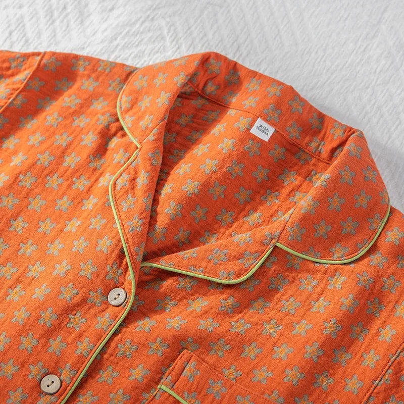 Solid Color Long Pajama Set