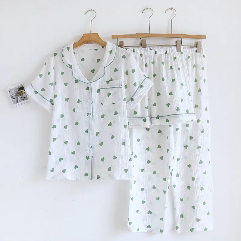Cute Cotton Pajama Set (3 Pieces)