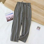 Comfortable plaid pajama bottoms