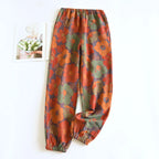 Retro Jacquard Pajama Bottoms