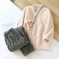 Retro Soft Fleece Pajama Set