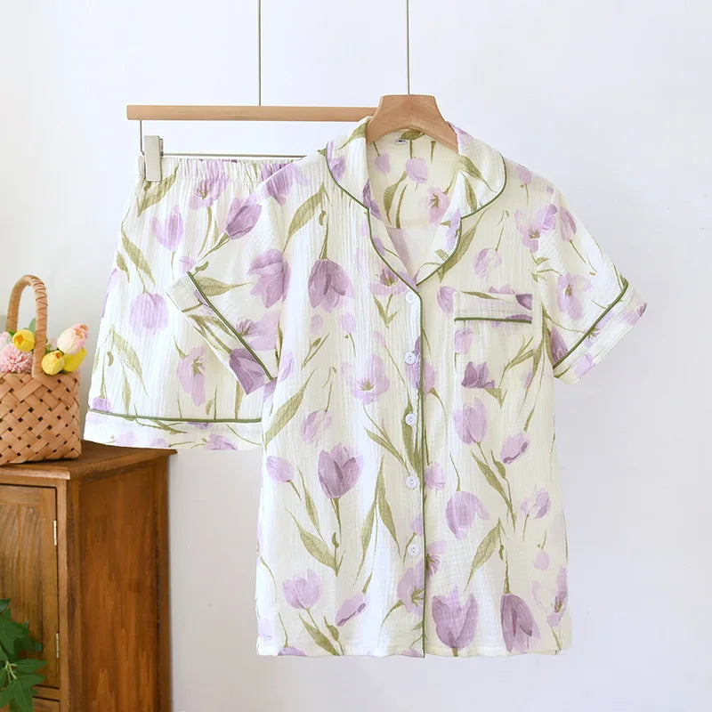 Ferah Lightweight Short Pajama Set