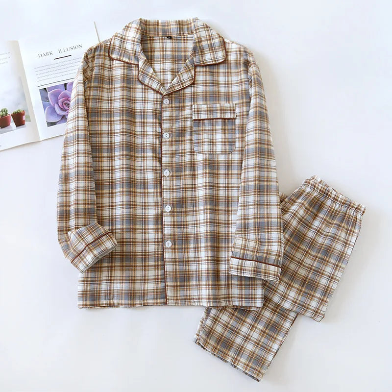 Vintage Line Pajama Set