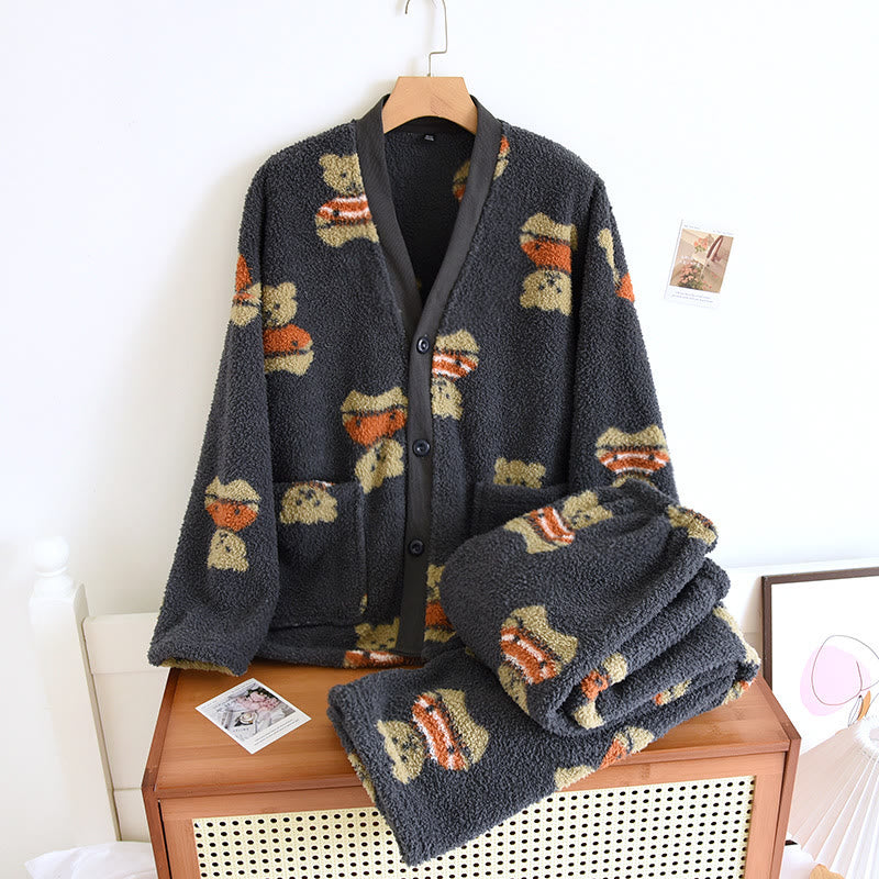 Cute Bear Soft Pajama Set