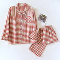 Checkered Long-Sleeve Set