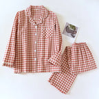 Checkered Long-Sleeve Set