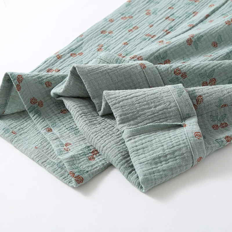 Cherry Blossom Cotton Kimono Set