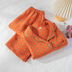 Solid Color Long Pajama Set