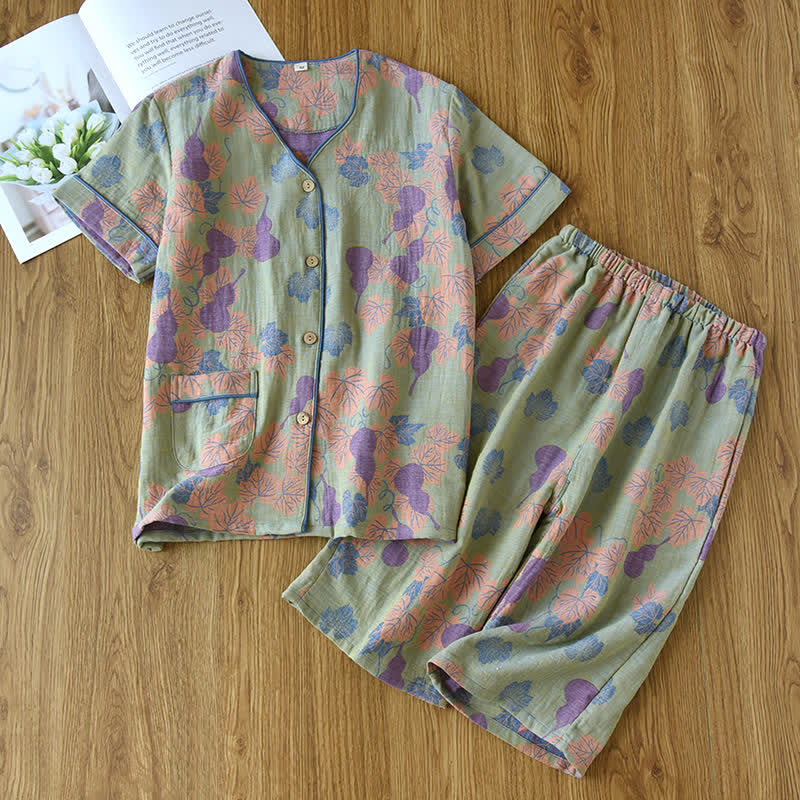 Gourd Short Pajama Set