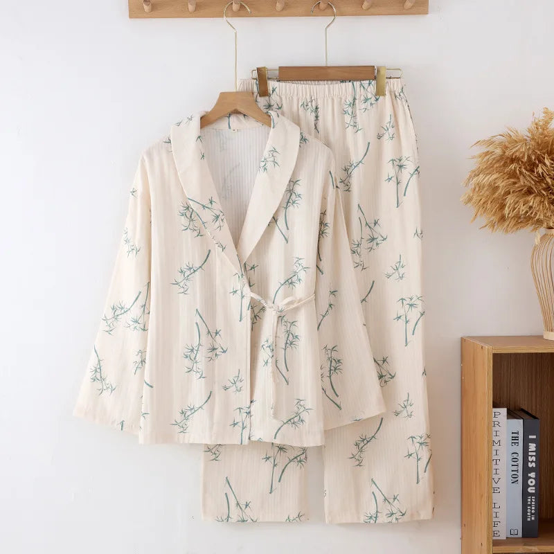 Wrap-around Kimono Set
