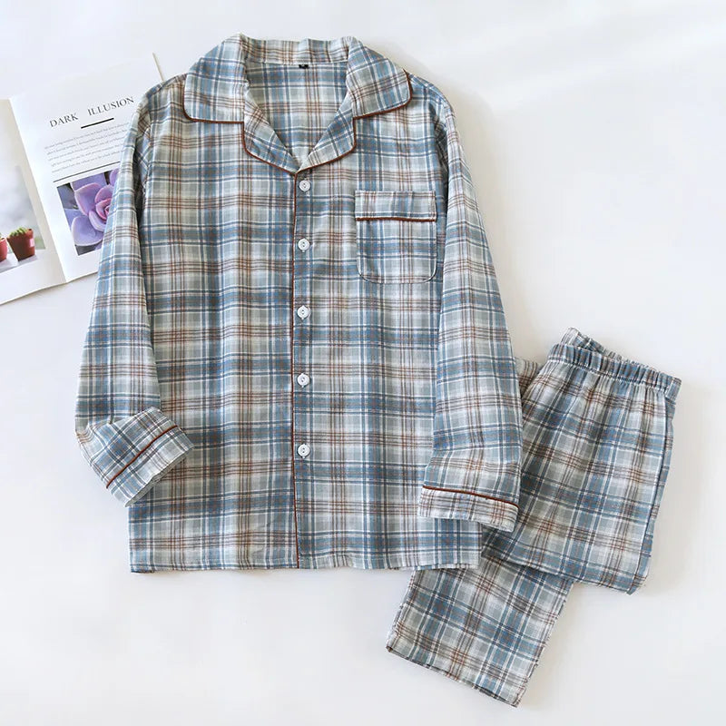 Vintage Line Pajama Set