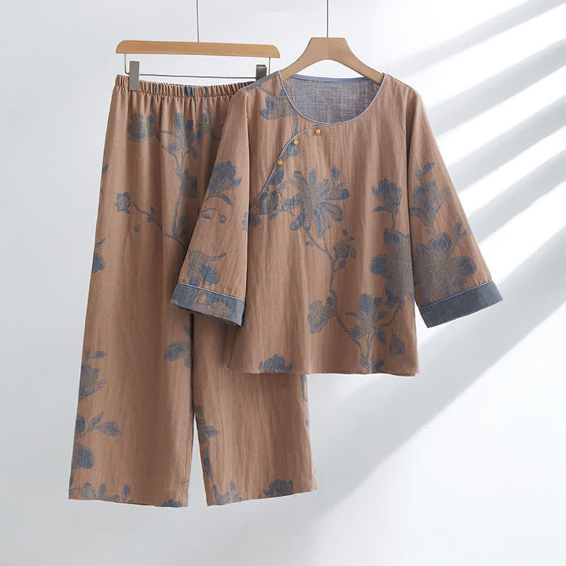 Floral Kimono Set